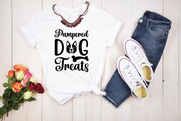 Pampered Dog Treats SVG Design